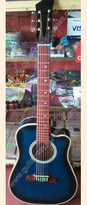 Guitarra Texana azul 1